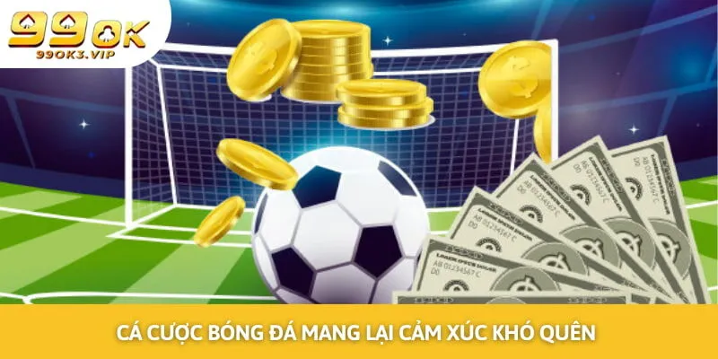 Cá cược bóng đá mang lại cảm xúc khó quên